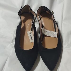 Old Navy Women's Black Pointed Flats Size 9 New